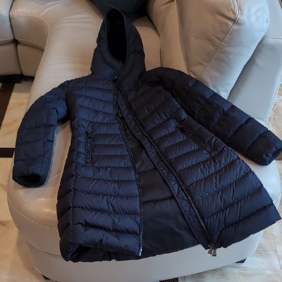 Moncler Navy Down Jacket - Picture 4 of 14
